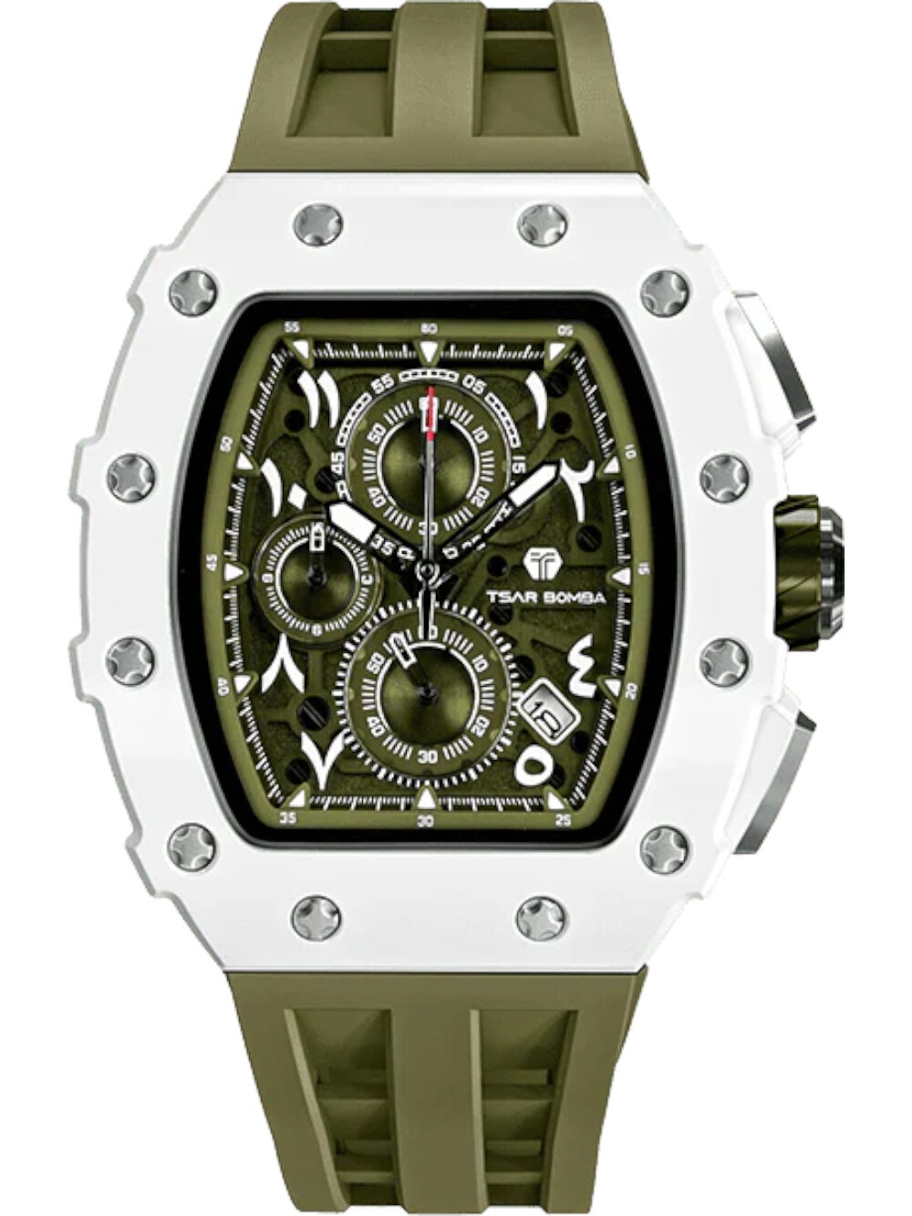 Tsar Bomba TB8204QA-03 Elemental Bioceramic Chronograph 43mm 5ATM