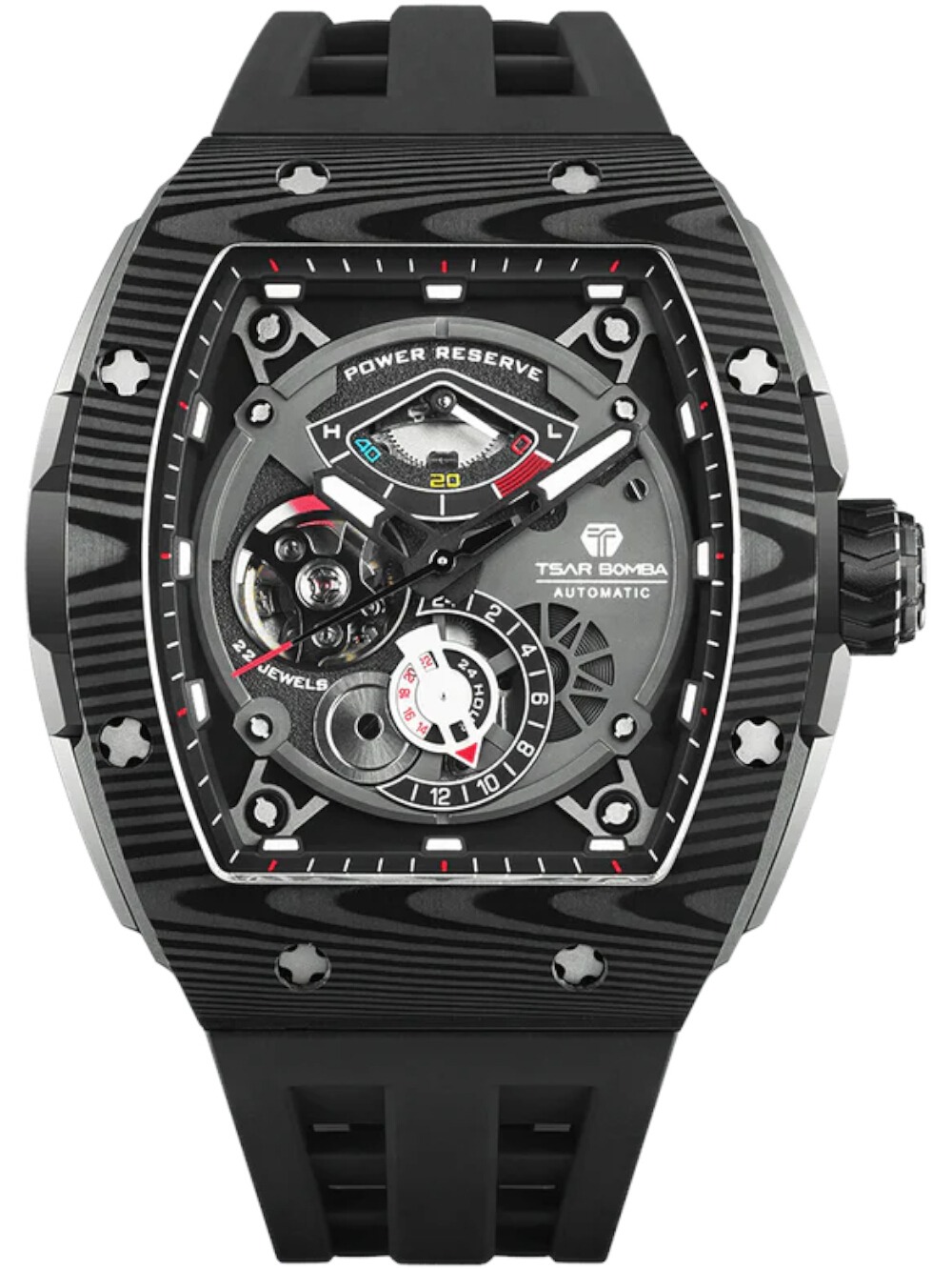 Tsar Bomba TB8210CF2-01 Elemental Carbon Automatic 46mm 5ATM