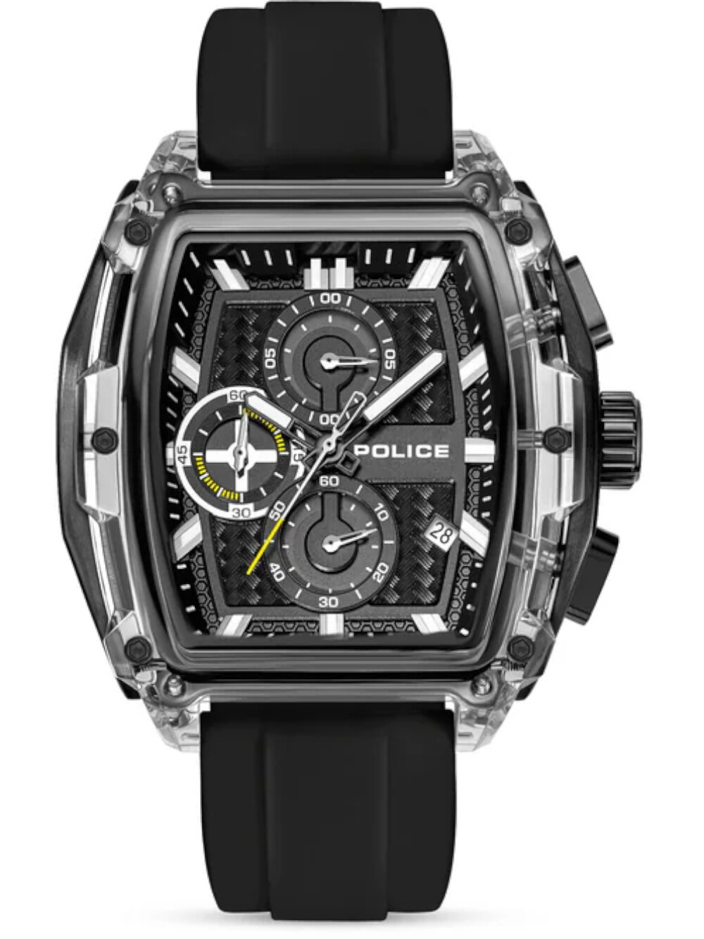Police PEWGO00778X4 Clout Tank Chronograph Set 46mm 3ATM