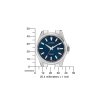 citizen geh use titan wei ziffernblatt blau armband titan wei bm7470 84l