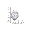 citizen geh use titan wei ziffernblatt mother of pearl light pink armband titan wei ew2680 84y