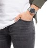 citizen geh use silberfarben ziffernblatt schwarz armband silberfarben ny0085 86ee
