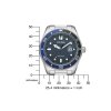citizen geh use silberfarben ziffernblatt blau armband silberfarben aw1761 89l 2