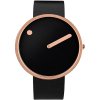 Picto 43312-4120R Unisex Watch Black and Rose 40mm