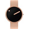 Picto 43312-1120 Unisex Watch Black and Rose 40mm