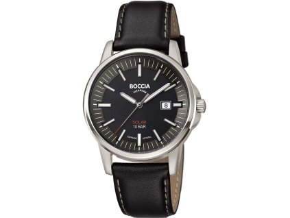Boccia 3643-02 Mens Watch Solar Titanium 39mm