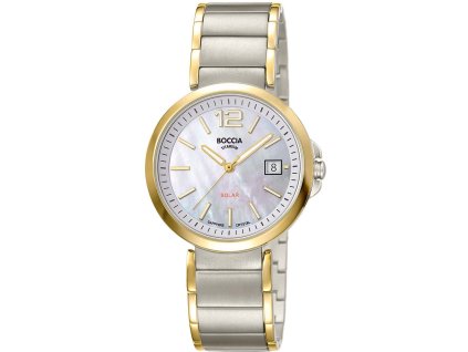 Boccia 3332-02 Ladies Watch Solar Titanium 35mm