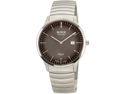 Boccia 3645-04 Men`s Watch Royce Titanium 40mm