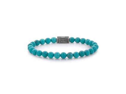 Rebel & Rose RR-6S001-S-L Mens náramek - Turquoise Delight 925