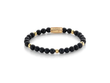 Rebel & Rose RR-60078-G-M Unisex náramek - Matt Black Madonna