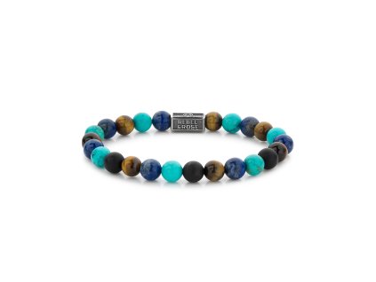 Rebel & Rose RR-8S006-S-M Mens náramek - Mix Turquoise 925