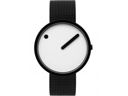 Picto 43379-1020 Unisex Watch Black and White 40mm