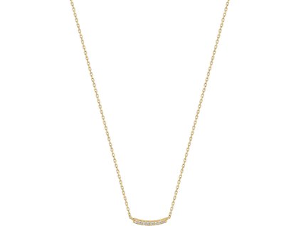 Ania Haie NAU004-03YG Ladies Necklace - Magma Curve