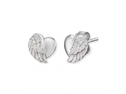 Engelsrufer ERE-LILHEARTWING-ST Earrings - Heart Wings
