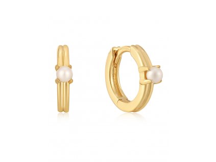 Ania Haie E043-03G Hoop earrings - Pearl Power