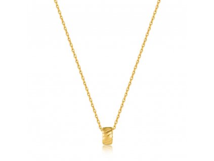 Ania Haie N038-03G Ladies Necklace - Smooth Twist