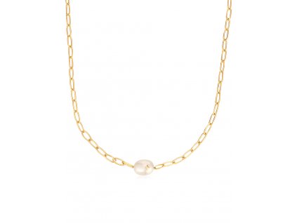 Ania Haie N043-05G Ladies Necklace - Pearl Power