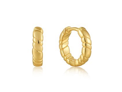 Ania Haie E038-02G Creoles - Smooth Twist