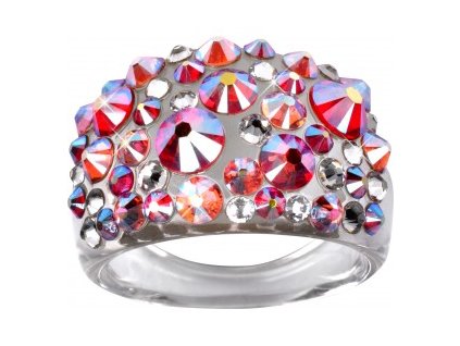 Prsten LEVIEN BY SWAROVSKI Bubble FIRE GLACIER RBB63FIG