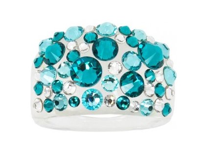 Prsten LEVIEN BY SWAROVSKI Bubble BLUE ZIRCON RBB59BZI