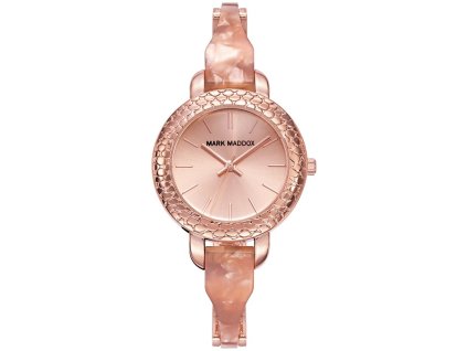 hodinky mark maddox model pink gold mp0005 97