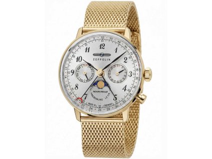 zeppelin 7039m 1 lz hindenburg mondphase damenuhr 002