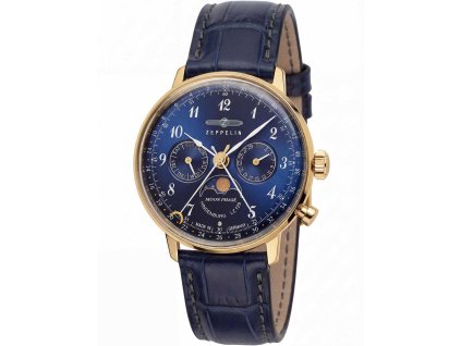 zeppelin 7039 2 hindenburg lz129 damenuhr mondphase 002