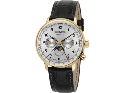 zeppelin 7038 1 hindenburg mondphase lz129 herrenuhr 002