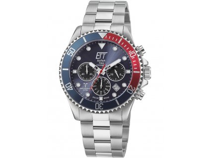 ETT Eco Tech Time EGS-11608-35M Professional Solar Radio Controlled Chrono 44mm