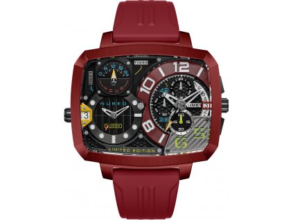 Nubeo NB-6084-02 Odyssey Triple Time-Zone Limited 58mm 5ATM