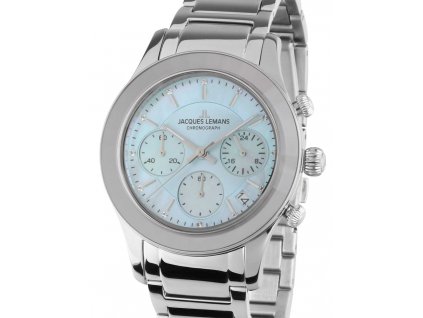 Jacques Lemans 1-2151K Venice Ladies Chrono 38mm 5ATM