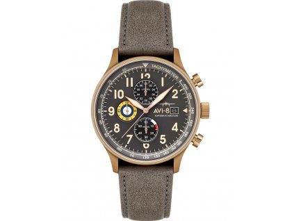 AVI-8 AV-4011-0P Hawker Hurricane Classic Chronograph 43mm 5ATM