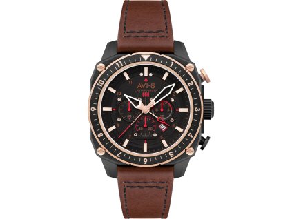 AVI-8 AV-4100-09 Hawker Hunter Dual Time Chronograph 43mm 5ATM