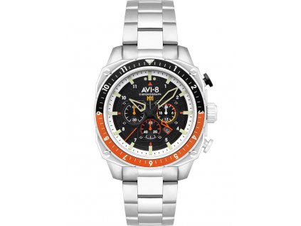 AVI-8 AV-4100-11 Hawker Hunter Dual Time Chronograph 43mm 5ATM