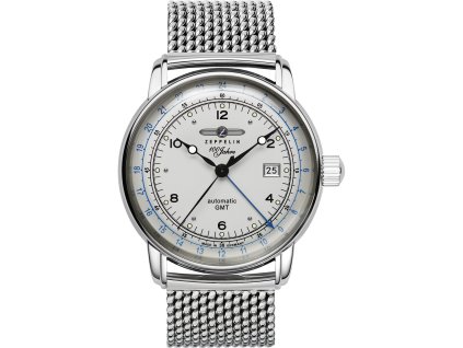 Zeppelin 8666M1 100 Years Zeppelin ED.1 Automatic GMT 42mm 5ATM