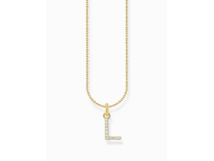 Thomas Sabo KE2251-414-14-L45V Gold-plated necklace letter L