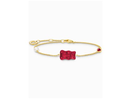 Thomas Sabo A2151-430-10-L19V náramek Haribo s perlou a kamínkem