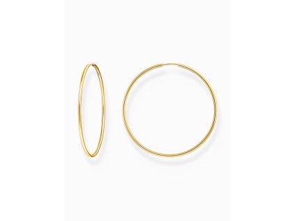 Thomas Sabo CR729-413-39 Gold-plated hoop earrings 60 mm