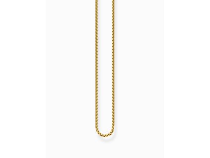 Thomas Sabo KE2227-413-39-L50V Gold-plated chain in Venetian design 1 mm
