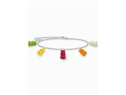 Thomas Sabo A2152-017-7-L19V Silver náramek s 5 Haribo medvídky