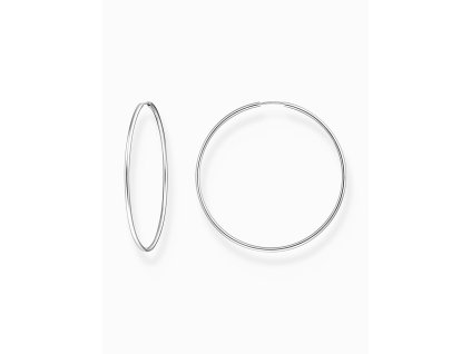 Thomas Sabo CR729-001-21 Silver hoop earrings 60 mm