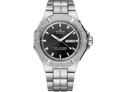 Edox 88008-3M-NIN Delfin Automatic Day-Date 43mm 20ATM