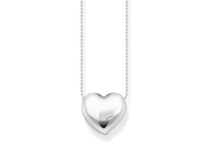 Thomas Sabo KE2276-001-21-L45V Bold - Silver Necklace with Pendant in Heart Shape 40-45 cm