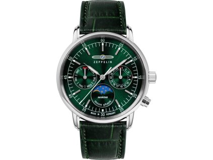 Zeppelin 86354 Méditerranée moon phase 36mm 5ATM