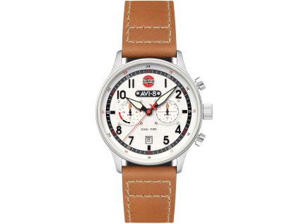AVI-8 AV-4088-06 Hawker Hurricane Dual-Time Chronograph 43mm 5ATM