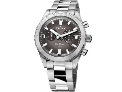 Edox 10116-3-GRIDN Skydiver Limited quartz Chronograph 40mm 30ATM