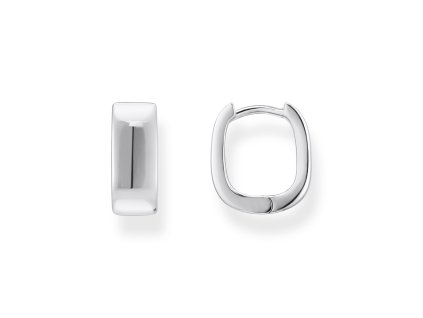 Thomas Sabo CR743-001-21 Bold - Silver Square Hoop Earrings 13,4 mm