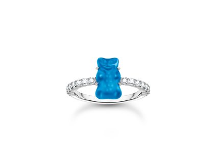 Thomas Sabo TR2459-052-1-52 Silver prstýnek With Pink Gold Bear And Zirconia