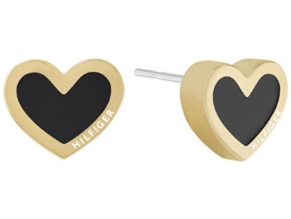 Náušnice TOMMY HILFIGER model ENAMEL HEARTS 2780738