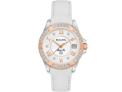 Bulova 98R233 Marine Star 23 Diamonds 32mm 10ATM